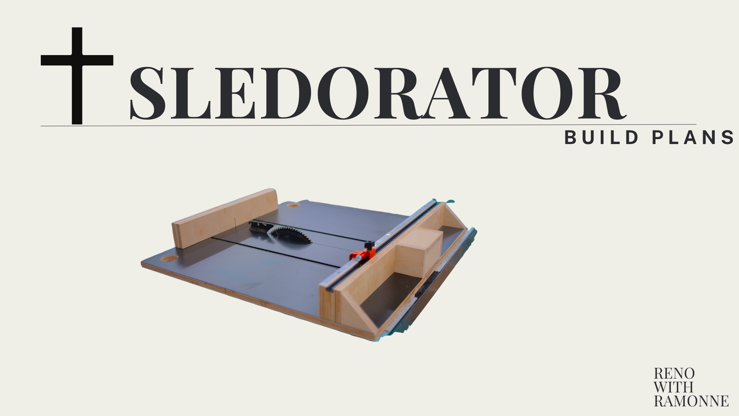 Crosscut sled Built Plans