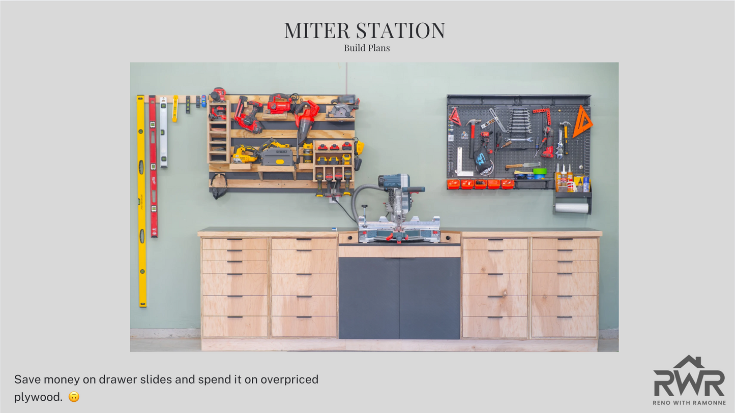 Miter saw Station - Build plans