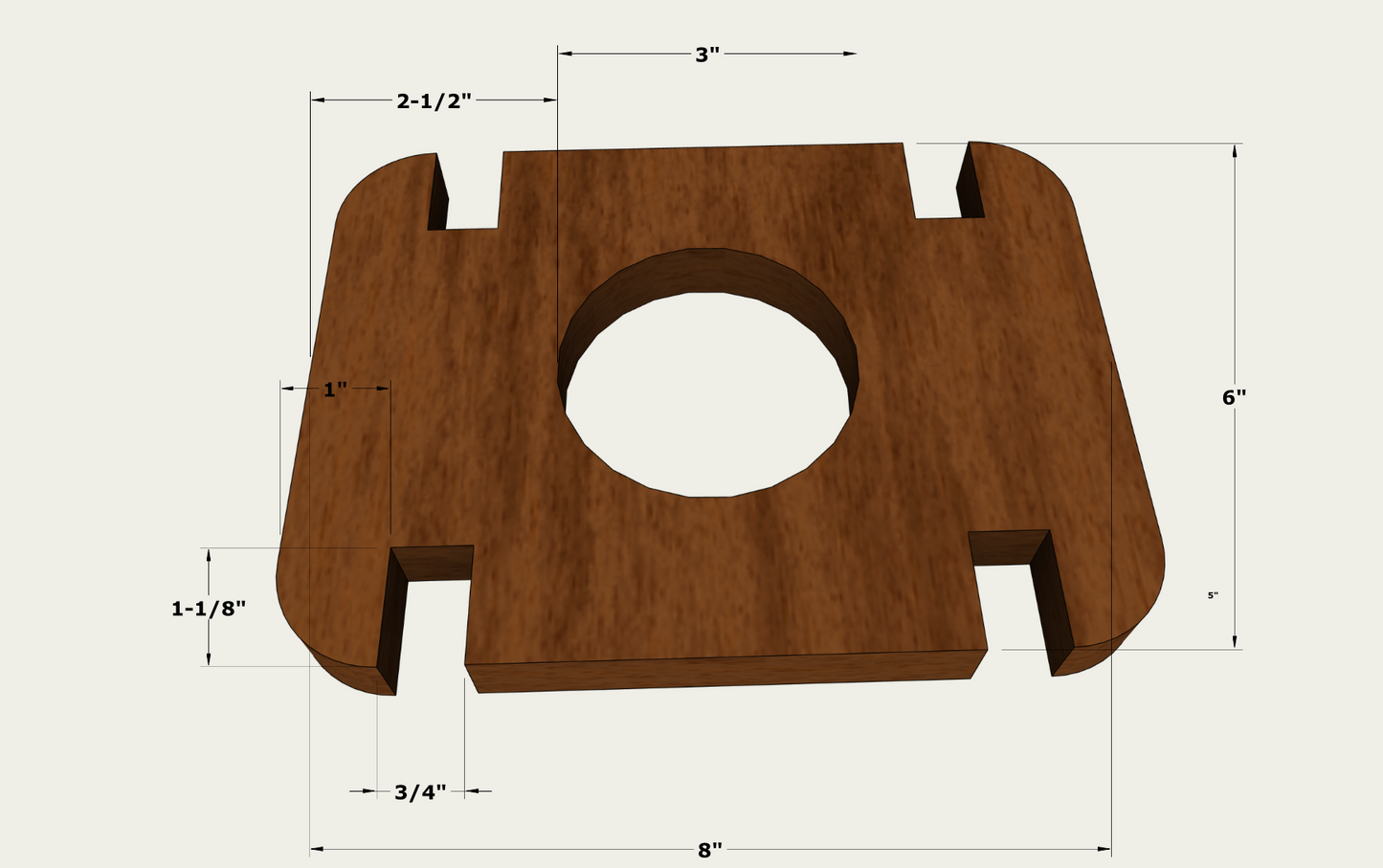 Three Tier Wine Holder